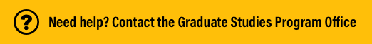 Need Help? Click this button to contact the Faculty of Education Graduate Program Office