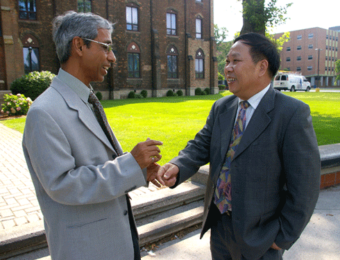 Dr. Biswas and Xie Yongming