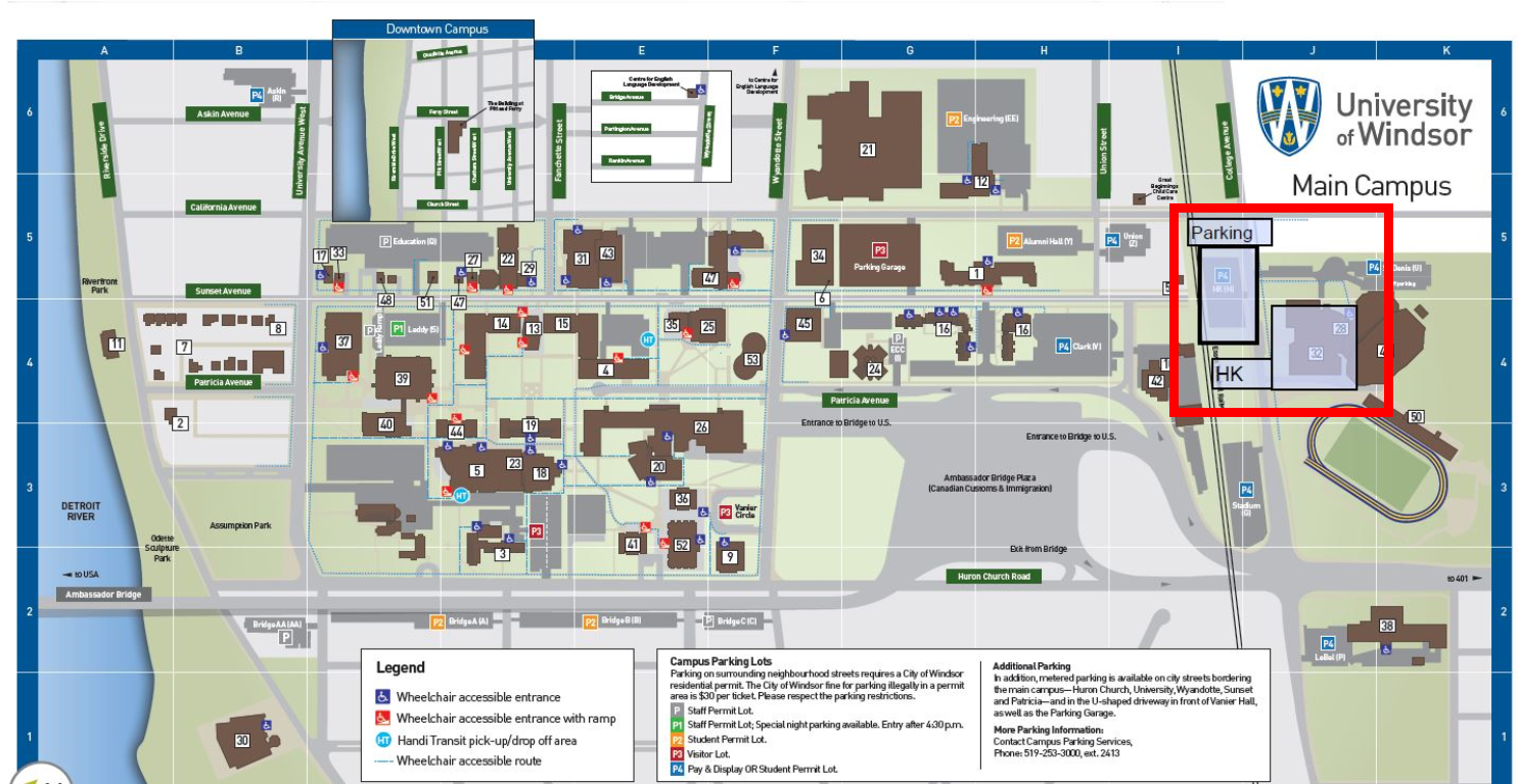Map of Campus 