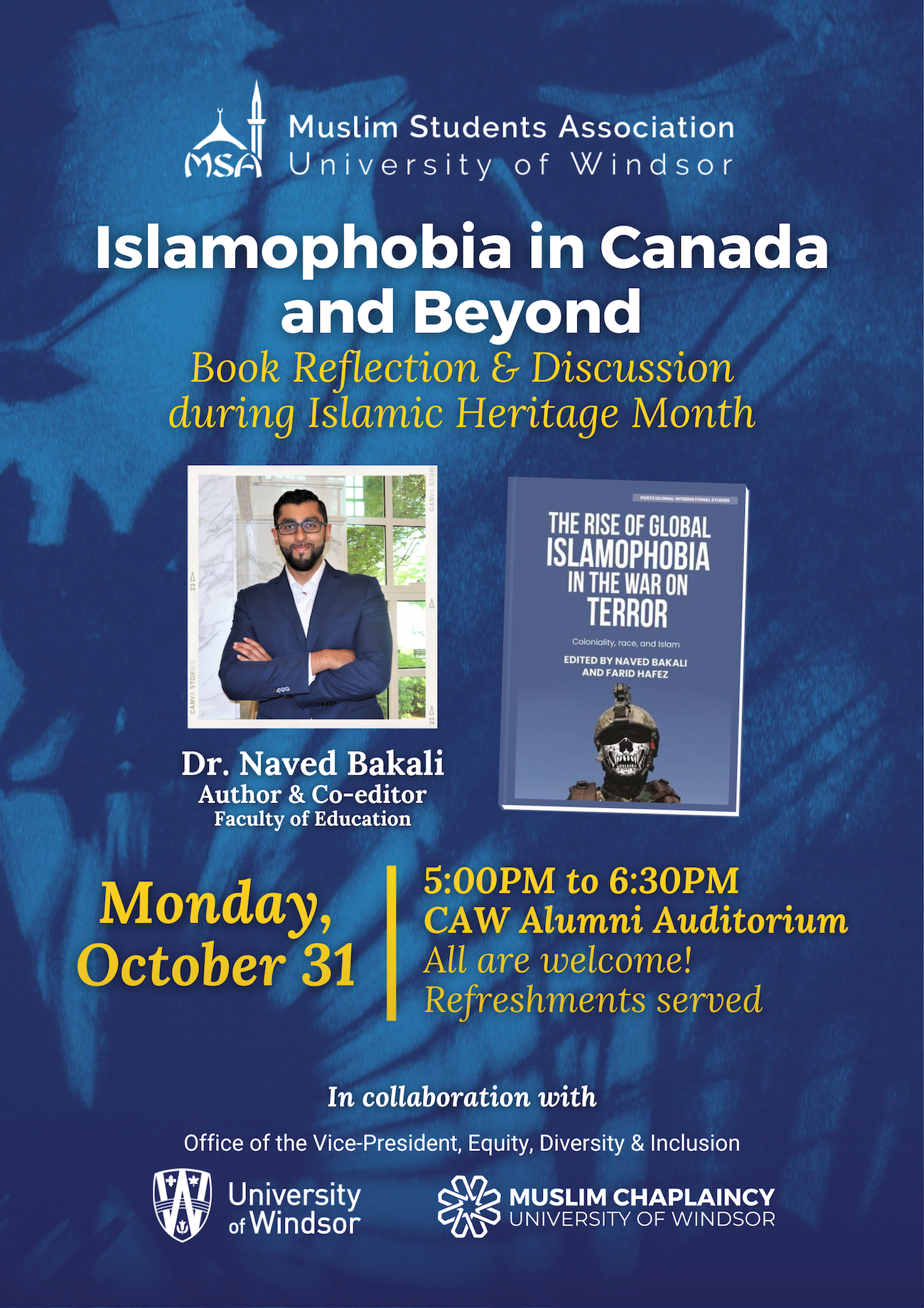 Dr. Naved Bakali - Islamophobia in Canada and Beyond