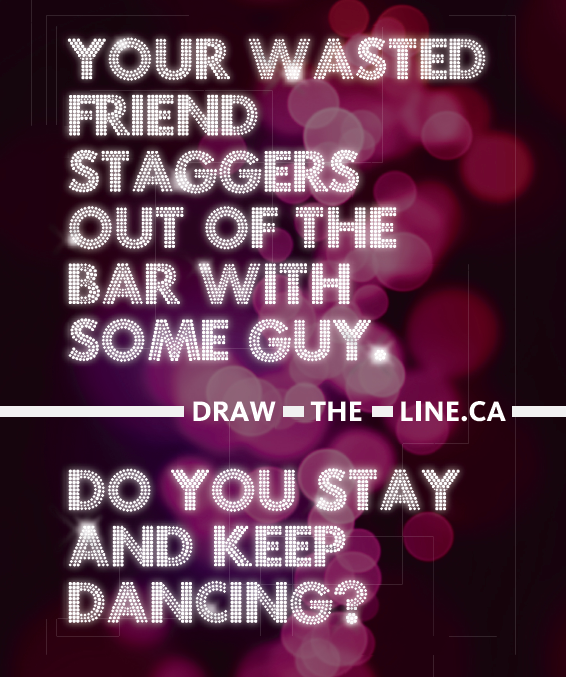 Draw The Line Campaign poster