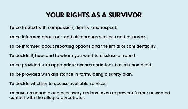 Your Rights as a Survivor