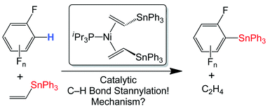 TOC:Mechanistic Investigation of Carbon-Hydrogen Bond Stannylation: Synthesis and Characterization of Nickel Catalysts