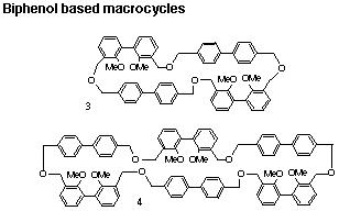 Biphenol based macrocycles