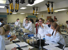 Lab Facility with students