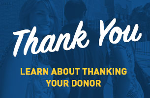 Thank You - Learn about thanking your donor