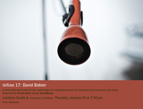 in/fuse 17: David Bobier -- translating sound into motion and vice versa