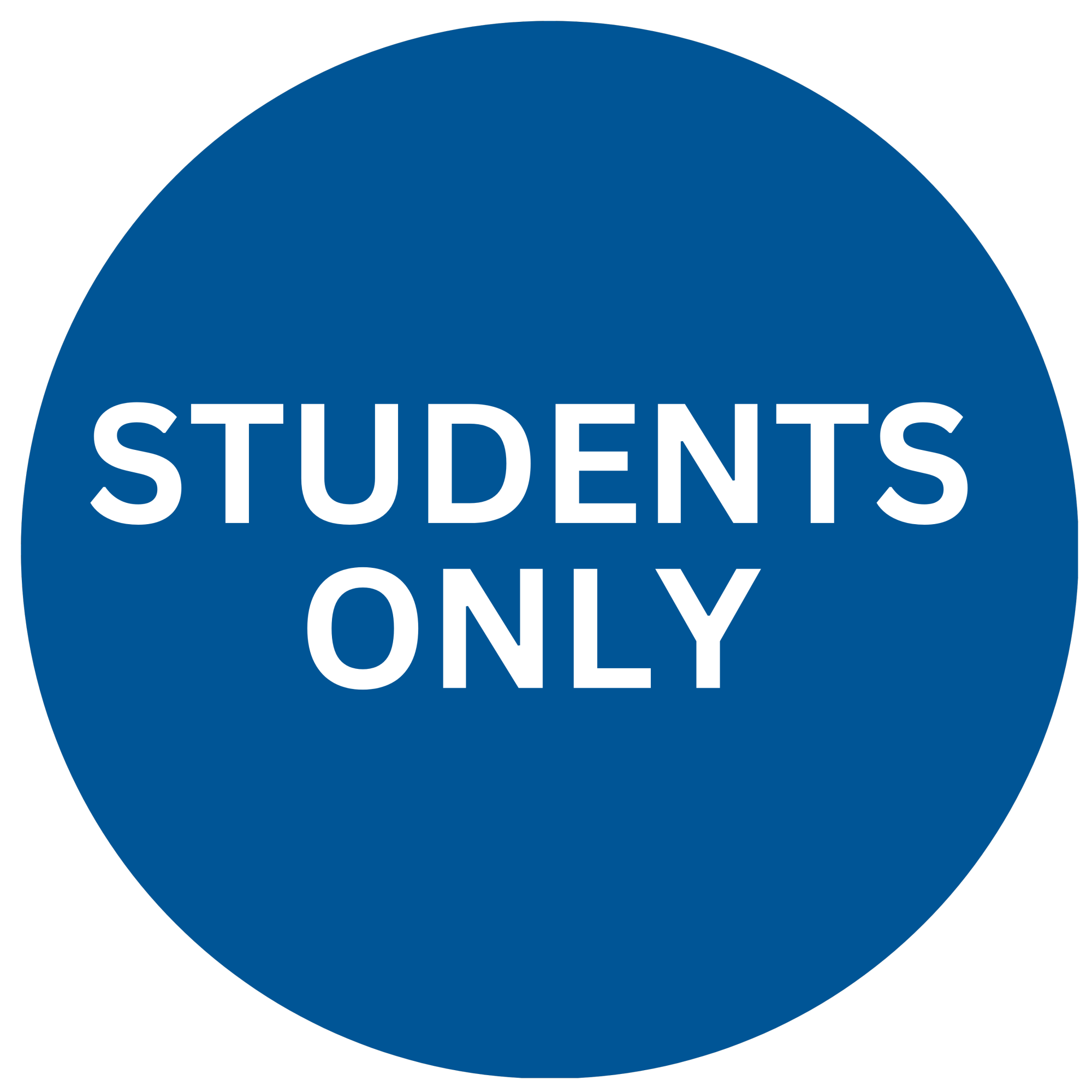 Only students can attend