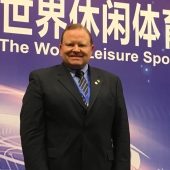 Kinesiology professor Scott Martyn delivered the keynote address at the World Sports Leisure Science and Industry Summit in Xiamen, China.