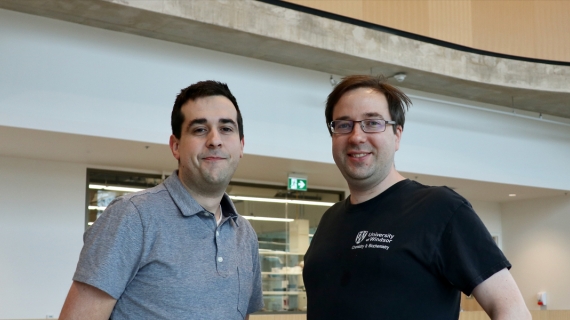 University of Windsor professors Simon Rondeau-Gagné and John Trant received the 2019 Thieme Chemistry Journal Award.