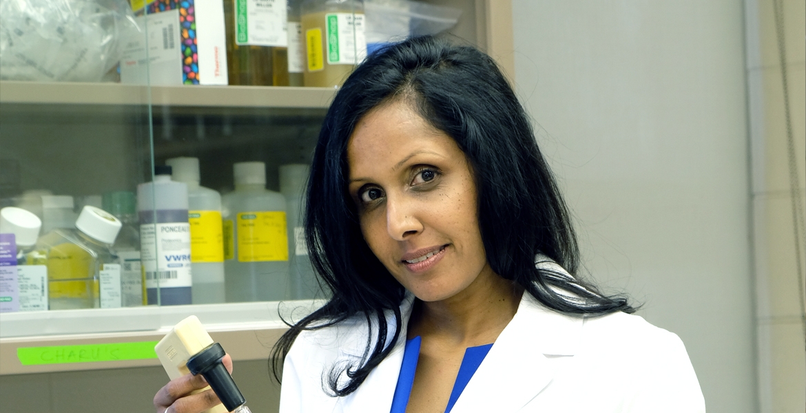 Charu Chandrasekera is the founding executive director of the Canadian Centre for Alternatives to Animal Methods.