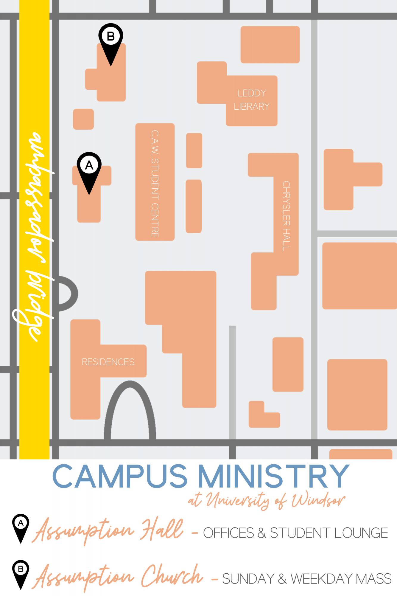 Campus Ministry Map 