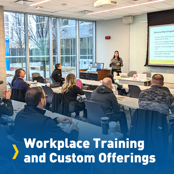 Workplace Training and Custom Offerings Button Image