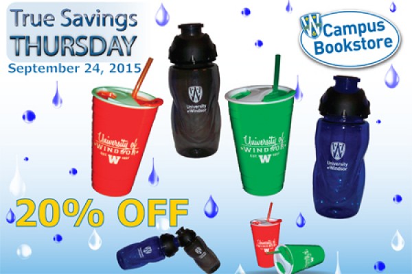 water bottles and tumblers