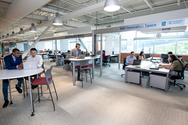 EPICentre open concept workspace