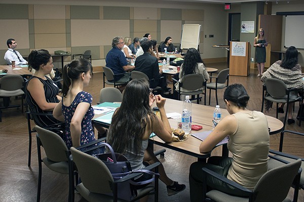 A think tank July 15 discussed collaboration in cancer research. 