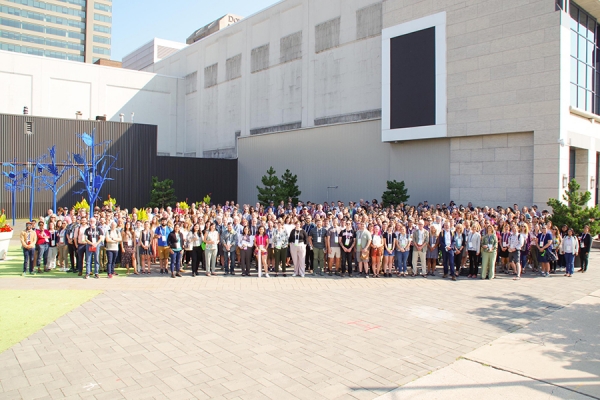 attendees at ornithology conference