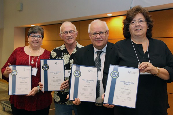 Sandra Van Zetten, Keith Taylor, Ron Barron, and Gayle MacKenzie