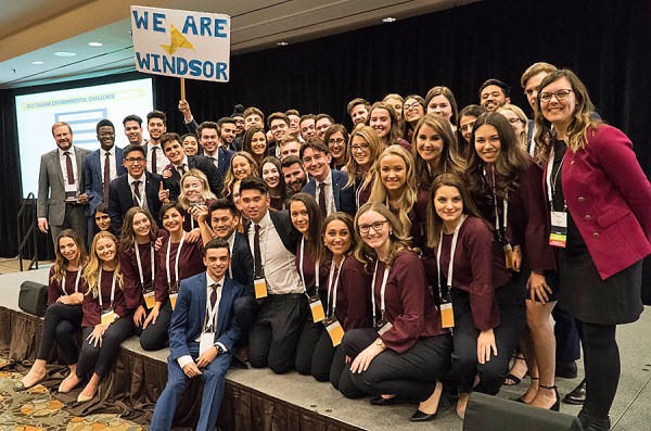 Enactus Windsor members