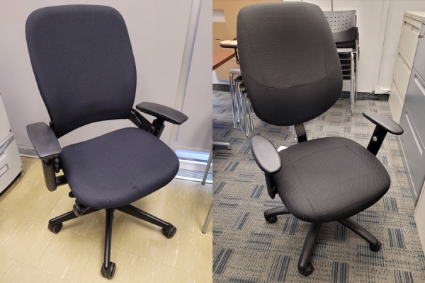 two desk chairs