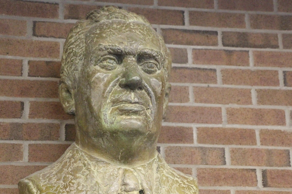 bust of J. Francis Leddy