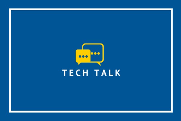 graphic labelled &quot;Tech Talk&quot;