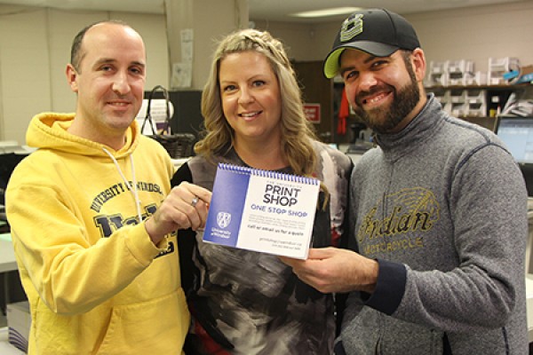 Luc Quenneville, Jen Almeida and Scott Thorpe