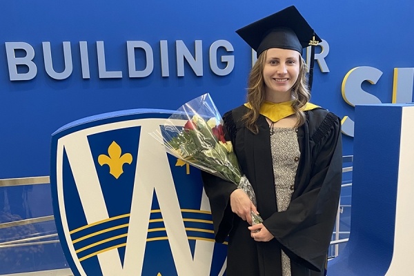 Chelsea Salter at graduation