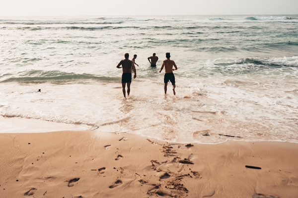 people on beach