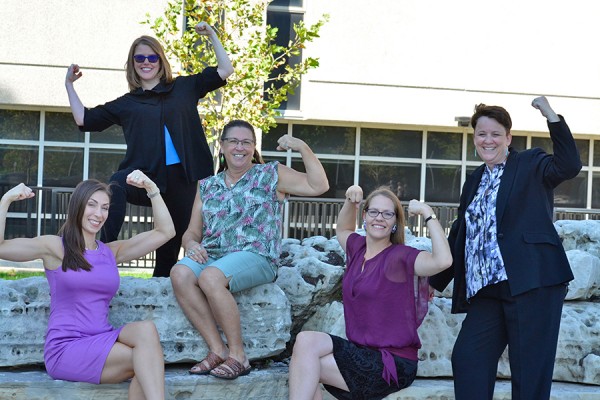 Onawa LaBelle, Ashley Glassburn Falzetti, Sandra Muse Isaacs, Rebecca Major, Andrea Sullivan-Clarke