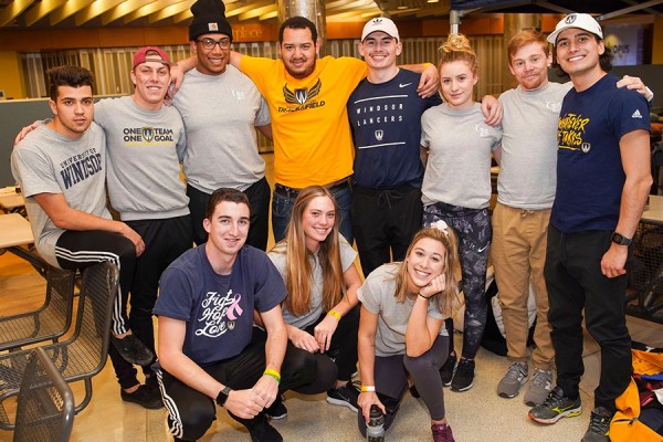 student participants in Relay for Life