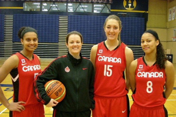 Miah-Marie Langlois, Chantal Vallée, Tessa Kreiger and Korissa Williams 