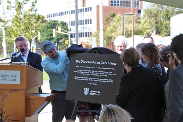 plaque unveiling