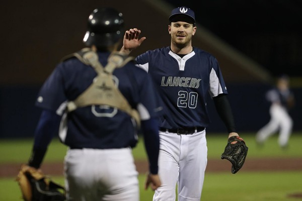 Lancer baseball players