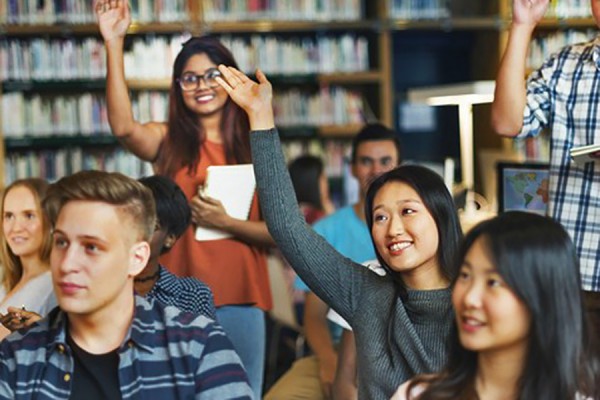 students attending workshop