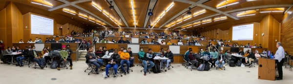 group in classroom