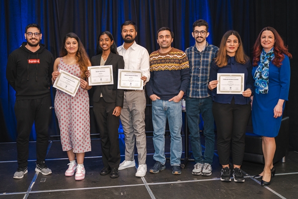 award winners and Cherie Gagnon