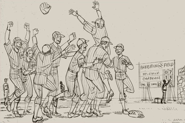 cartoon image of Chatham Coloured All-Stars