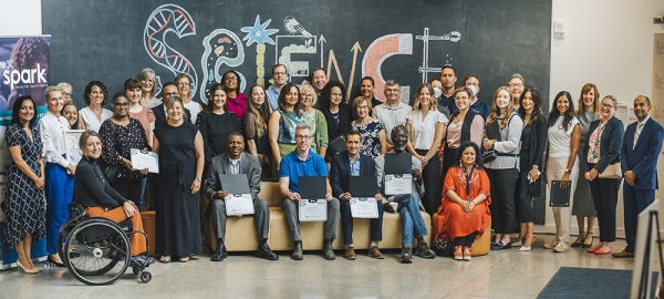 large group of researchers