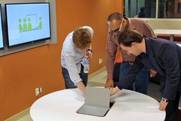 Young entrepreneurs Brad Colthurst, Ravinder Saini and Jonathan Liedtke.