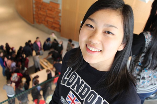 Young girl in Centre for Engineering Innovation