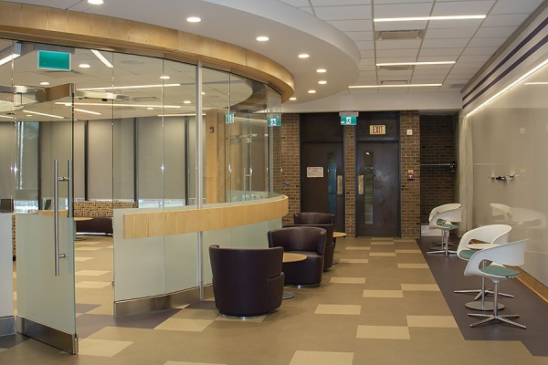 interior of Leddy Library