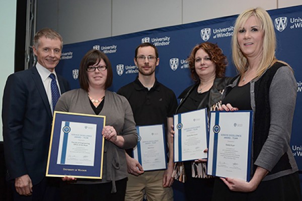 Sarah Cats, Mark Gryn, Shelby Marchand and Shelly Scurr