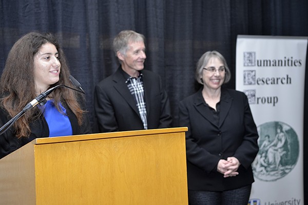 Layale Bazzi, Alan Wildeman and Erica Stevens Abbitt.