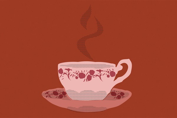 poster image cup of tea “Morning Sacrifice.”