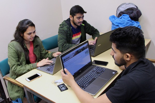 Palak Panchal, Umang Salwadi, and Dev Shah