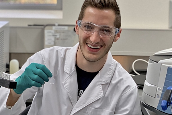 PhD student Mitchell DiPasquale