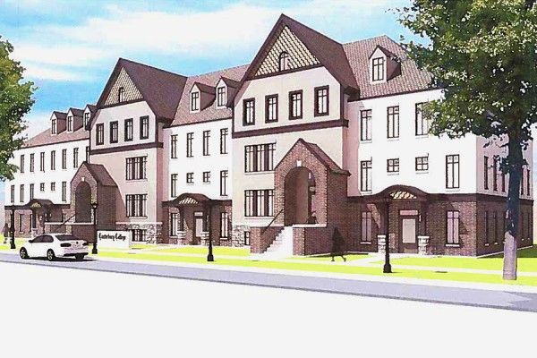 artist&#039;s rendering of 62-bed residence