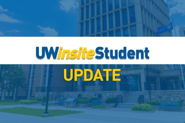 UWinsite Student Update