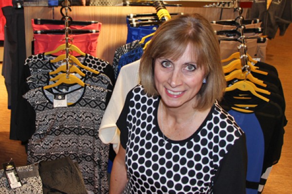 Ladies' business casual clothing on sale at Campus Bookstore